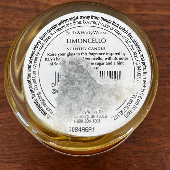 Unused Bath & Body Works Limoncello & Lavender Vanilla Mini Candles 1-wick 1.3oz - Picture 7 of 10